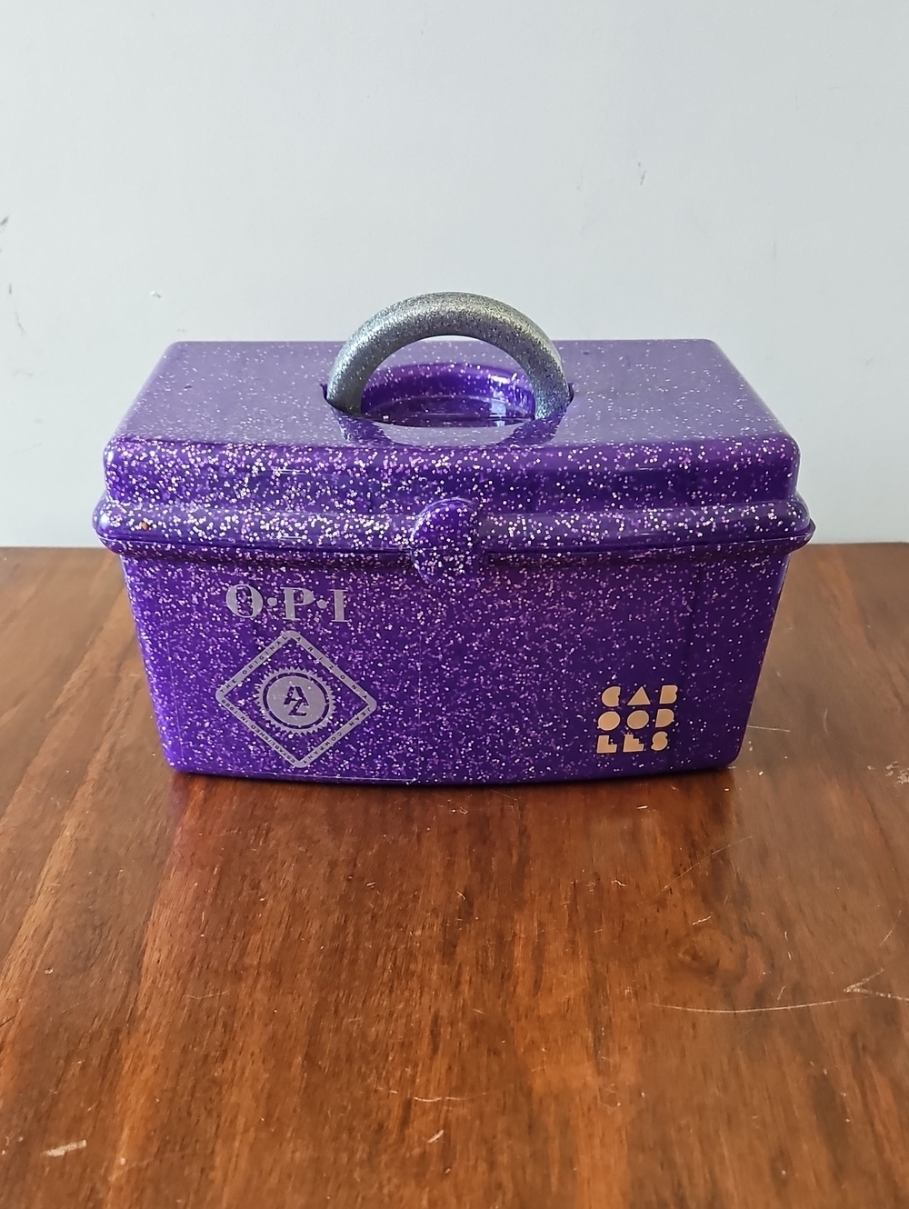 Vintage Caboodles OPI Arizona Jean Company Purple Sparkle